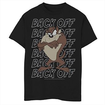Boys 8-20 Looney Tunes Taz Back Off Stack Portrait Graphic Tee