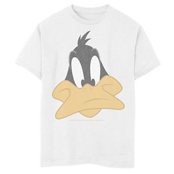 Boys 6-20 Looney Tunes Daffy Duck Big Face Graphic Tee