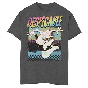 Boys 8-20 Looney Tunes Daffy Duck Rainbow Gradient Skate Pose Graphic Tee