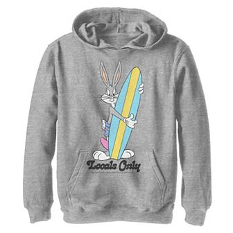 Boys 8-20 Looney Tunes Bug Bunny Locals Only Graphic Fleece Hoodie