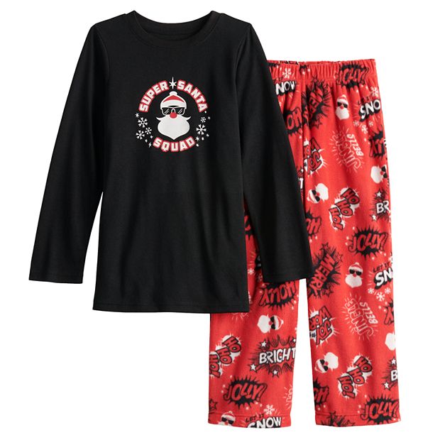 Boys 4 20 Jammies For Your Families Santa Squad Pajama Set