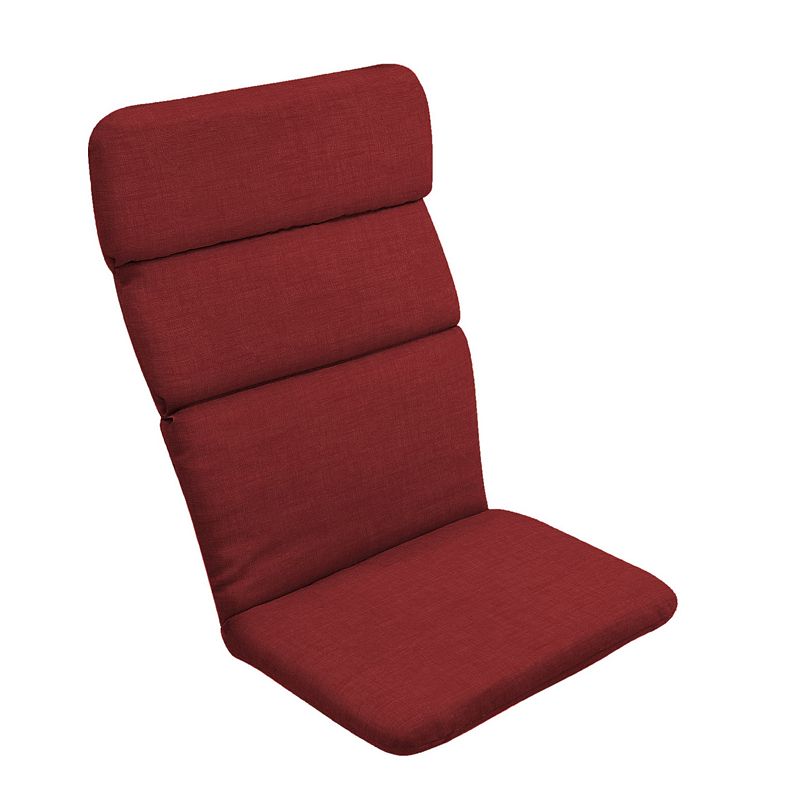 Arden Selections Texture Outdoor Adirondack Chair Cushion, Red