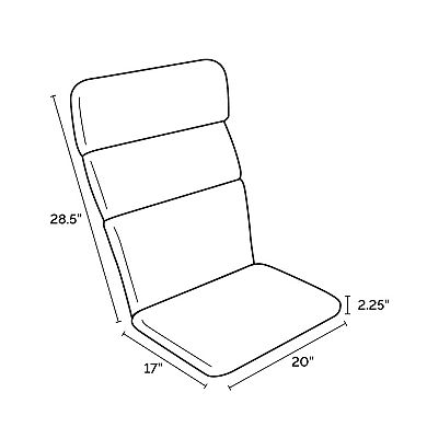Arden Selections Outdoor Adirondack Chair Cushion