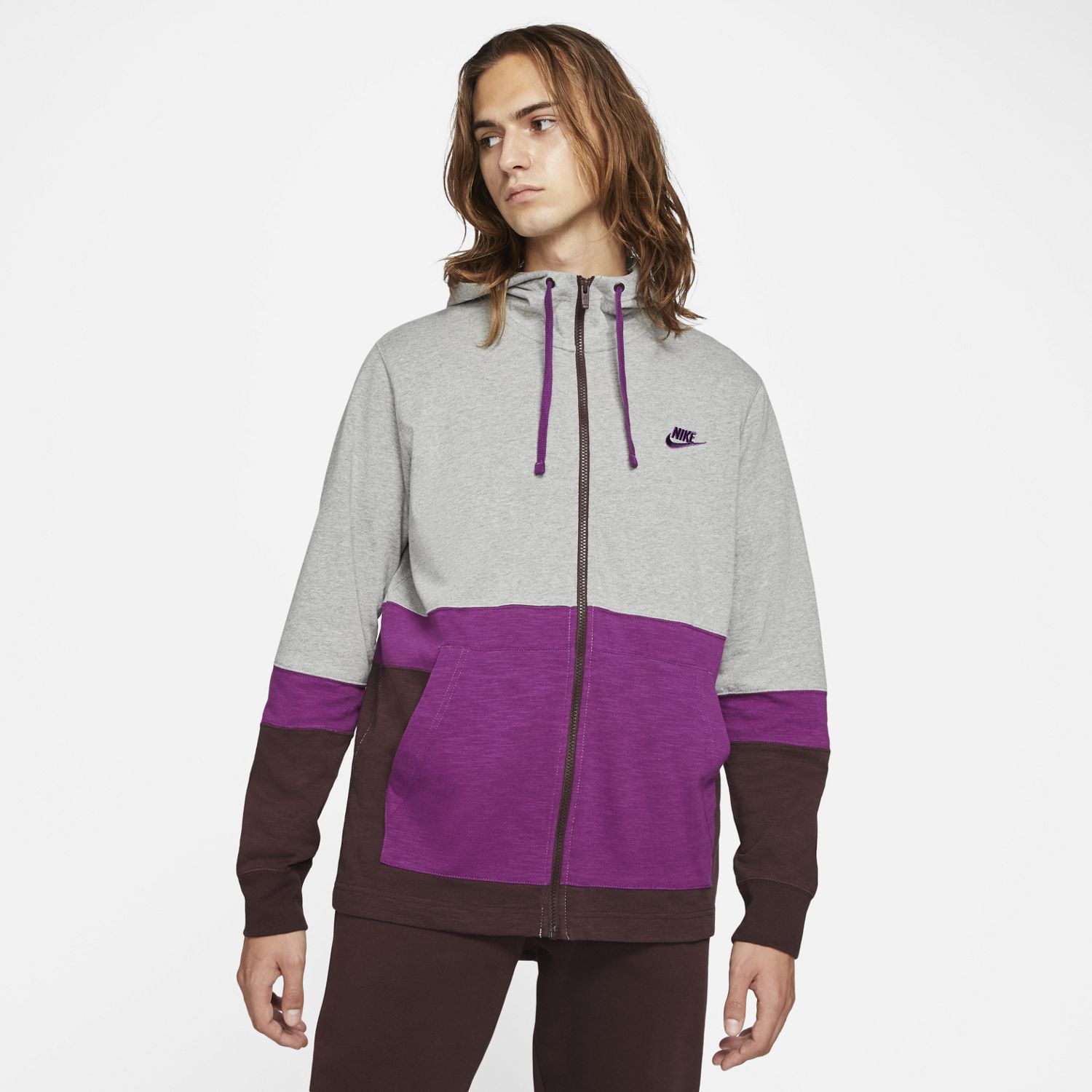 nike woven colorblock full zip jacket womens