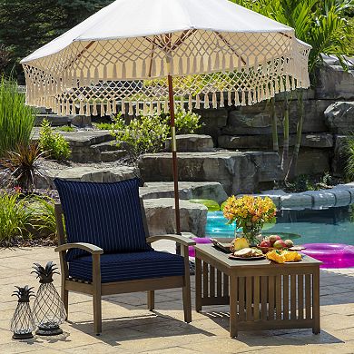 Arden Selections Woven 2-pack Outdoor Conversation Set Cushion Set