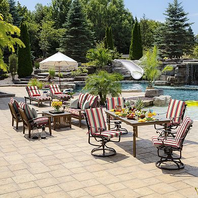 Arden Selections 2-pack Outdoor Conversation Set Cushion Set