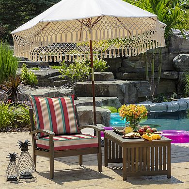 Arden Selections 2-pack Outdoor Conversation Set Cushion Set