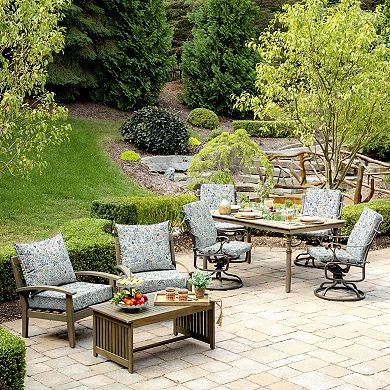 Arden Selections 2-pack Outdoor Conversation Set Cushion Set