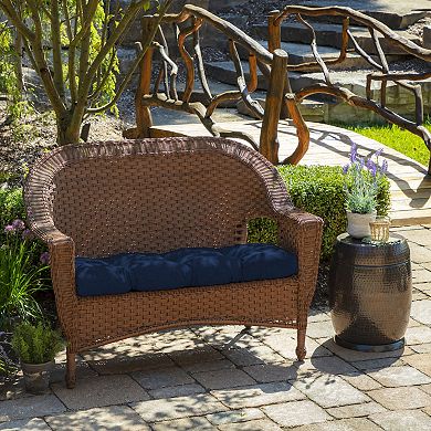 Arden Selections Outdoor Wicker Settee Cushion
