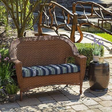 Arden Selections Outdoor Wicker Settee Cushion