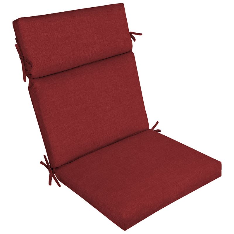 Arden Selections Texture Outdoor Dining Chair Cushion, Red, 44X21