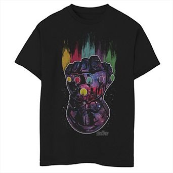 Boys 8-20 Marvel Infinity War Galaxy Paint Gauntlet Graphic Tee