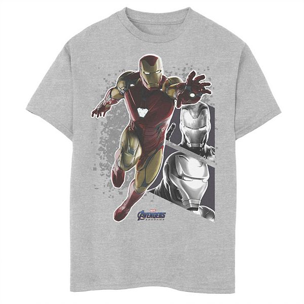 Boys 8-20 Marvel Avengers Endgame Iron Man Panel Pose Graphic Tee