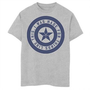 Boys 8-20 Marvel Avengers Endgame Captain America Quote Graphic Tee