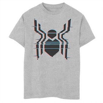 Boys 8-20 Marvel Spider-Man Far From Home Glitch Chest Logo Graphic Tee