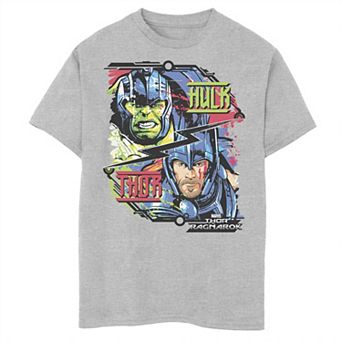 Boys 8-20 Marvel Thor Ragnarok Hulk Champ vs God of Thunder Graphic Tee