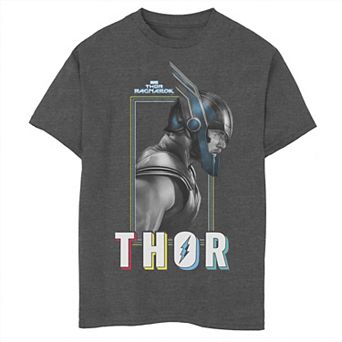 Boys 8-20 Marvel Thor Ragnarok Thor Profile Portrait Graphic Tee