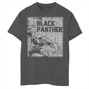 Boys 8-20 Marvel Black Panther Chalk Print Vintage Graphic Tee