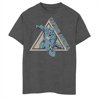 Boys 8-20 Marvel Captain America Avengers Triangle Graphic Tee