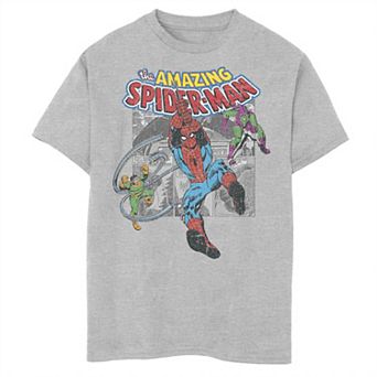 Boys 8-20 Marvel Amazing Spider-Man Battles Evil Graphic Tee