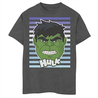 Boys 8-20 Marvel Avengers Assemble HULK Face Graphic Tee