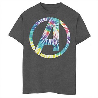 Boys 8-20 Marvel Avengers Tie Dye A Symbol Graphic Tee