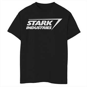 Boys 8-20 Marvel Iron Man Stark Industries Logo Graphic Tee