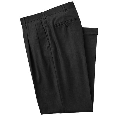 non pleated dress pants Mens Pleated Pants