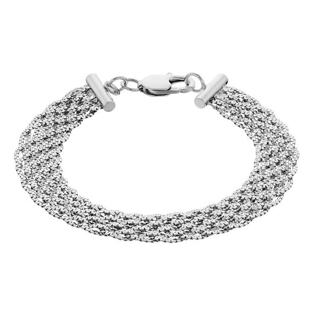 Kohl's sterling silver hot sale diamond bracelet