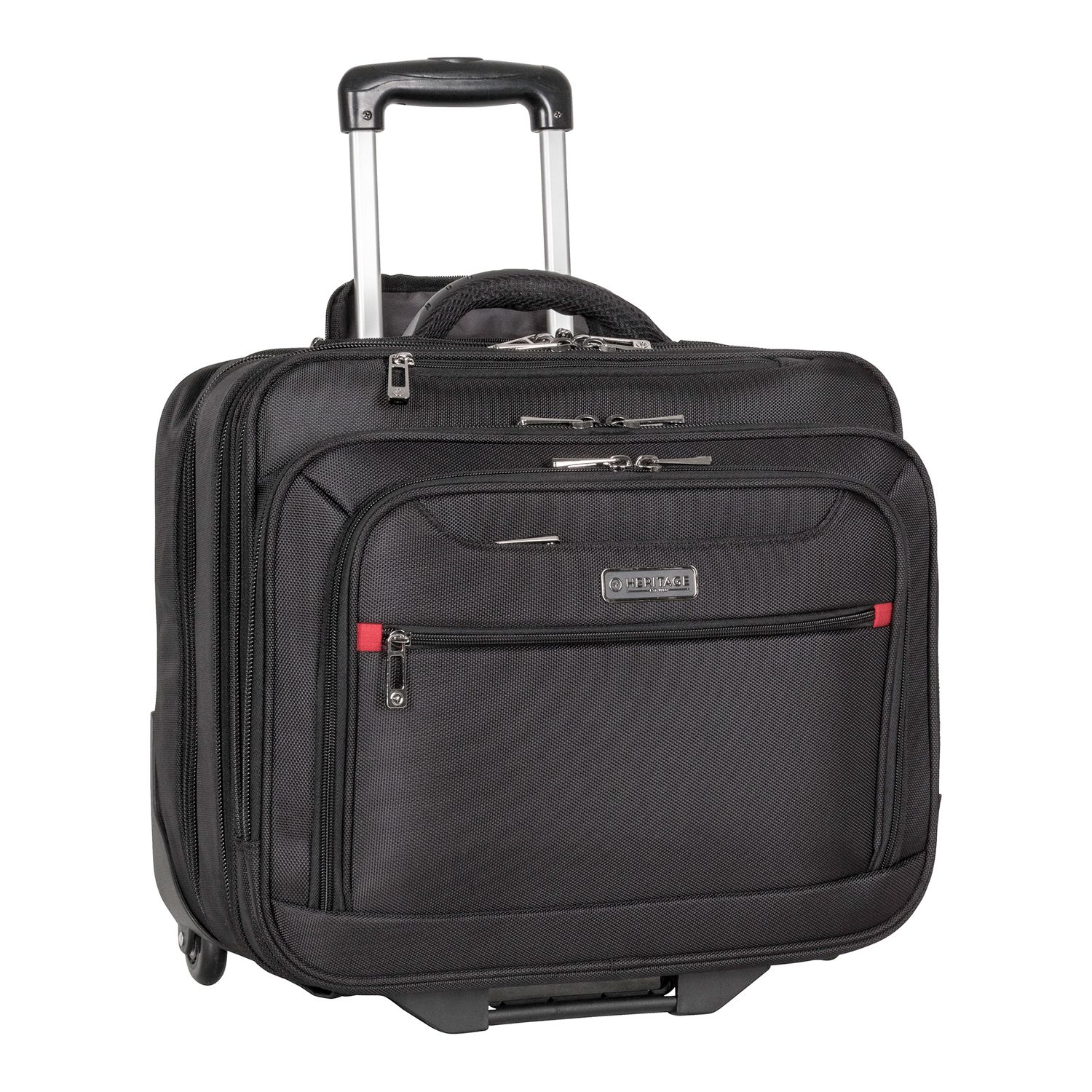 Image for Heritage Triple Compartment Wheeled Laptop Portfolio & Overnighter Bag at Kohl's.