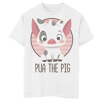 Disney's Moana Boys 8-20 Pua The Pig Graphic Tee