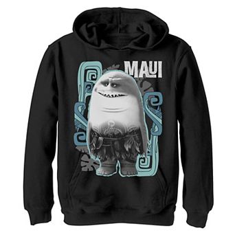 Disney's Moana Boys 8-20 Maui Half Shark Graphic Fleece Hoodie