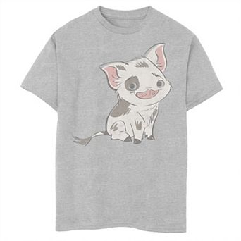Disney's Moana Boys 8-20 Pua Drawn Smile Graphic Tee
