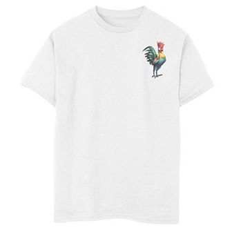 Disney's Moana Boys 8-20 Hei Hei Left Chest Portrait Graphic Tee