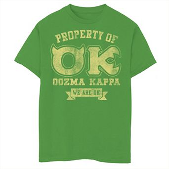 Disney / Pixar's Monsters University Boys 8-20 Property Of OK Logo Graphic Tee
