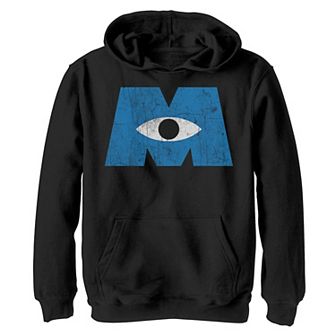 Disney / Pixar's Monsters, Inc. Boys 8-20 Eye Logo Graphic Fleece Hoodie
