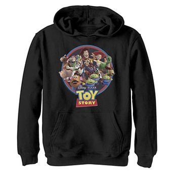 Disney / Pixar's Toy Story Boys 8-20 Woody Jessie Buzz And The Gang Graphic Fleece Hoodie