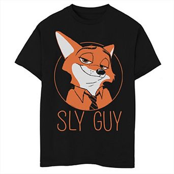 Disney's Zootopia Boys 8-20 Nick Wilde Sly Guy Fox Graphic Tee