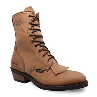 AdTec Packer Men's Water Resistant Crazy Horse Work Boots