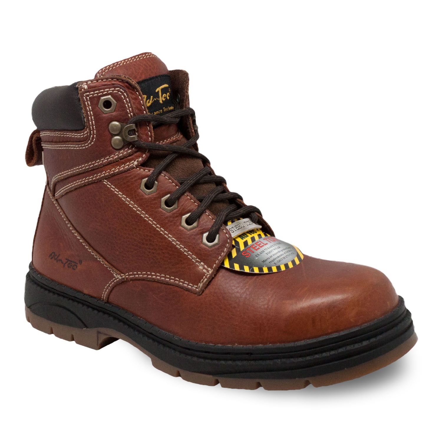 narrow width steel toe work boots