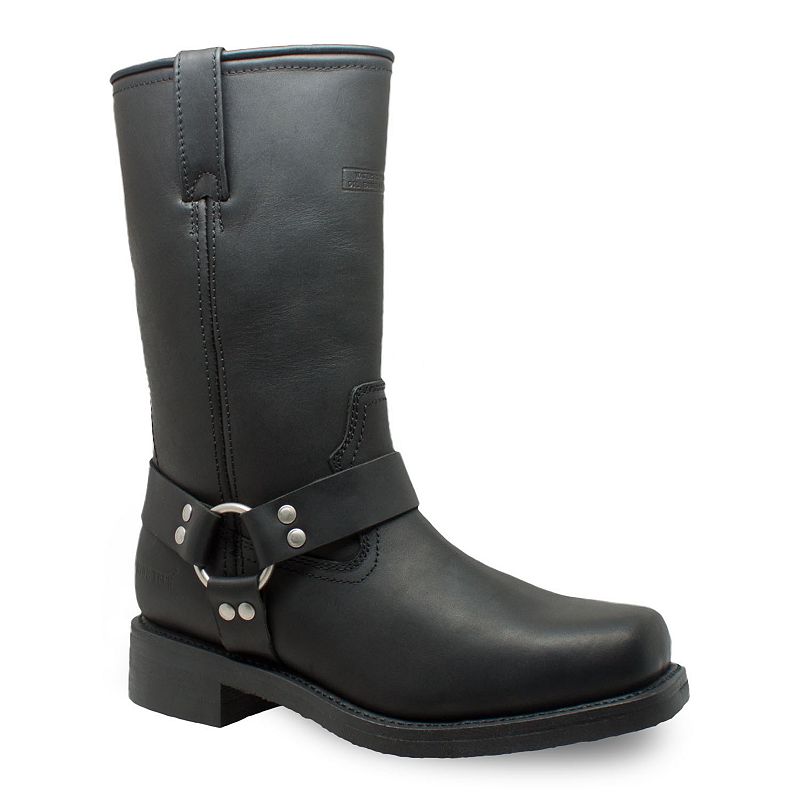 AdTec Harness Mens Waterproof Work Boots, Size: 7.5, Black