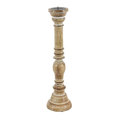 Stella & Eve Traditional Wooden Candle Holders 3-pc. Set