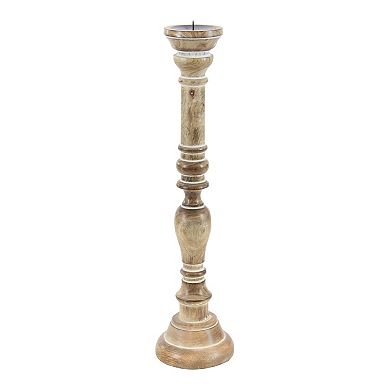 Stella & Eve Traditional Wooden Candle Holders 3-pc. Set