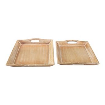 Stella & Eve Decorative Tray Table Decor 2 pc Set