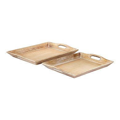 Stella & Eve Decorative Tray Table Decor 2-piece Set