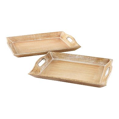 Stella & Eve Decorative Tray Table Decor 2-piece Set