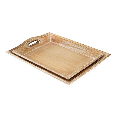 Stella & Eve Decorative Tray Table Decor 2-piece Set