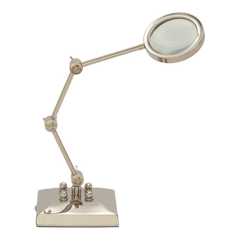 Stella & Eve Adjustable Magnifier Table Decor, Grey, Large
