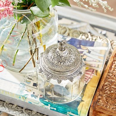 Stella & Eve Traditional Decorative Canister Table Decor 3-piece Set