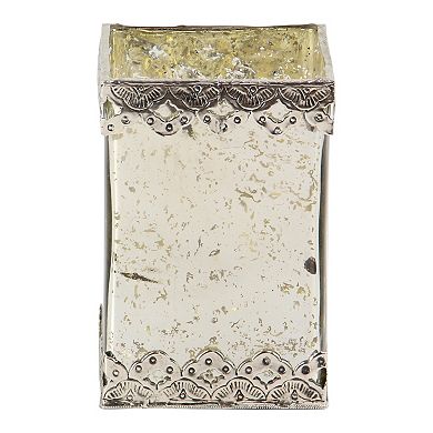 Stella & Eve Rustic Cuboid Glass Candle Holders 2-pc. Set